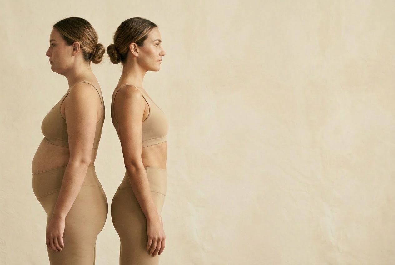 Before and after the Wellbody Reset Programme